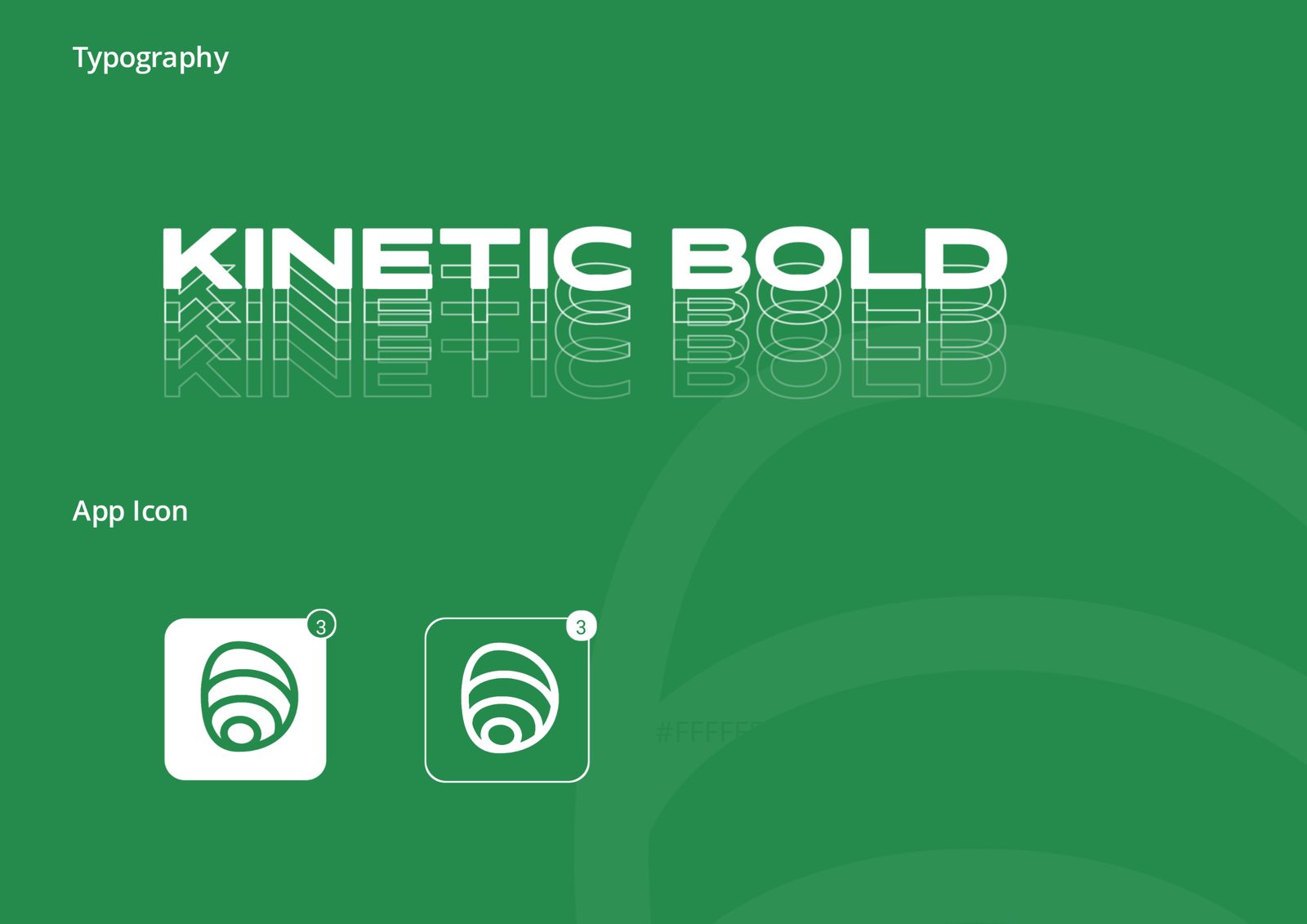 Typography and app icon