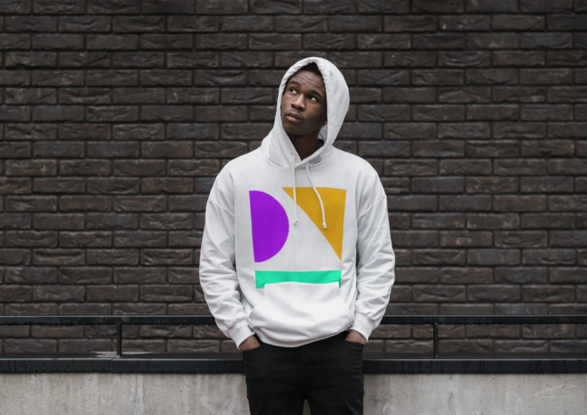 Branded hoodie