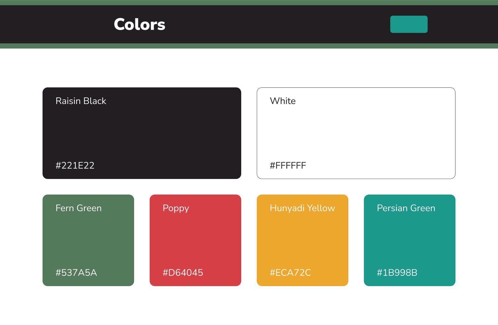 Colour palette