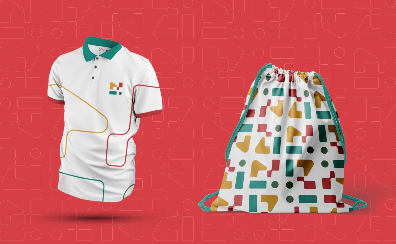 Polo shirt and bag