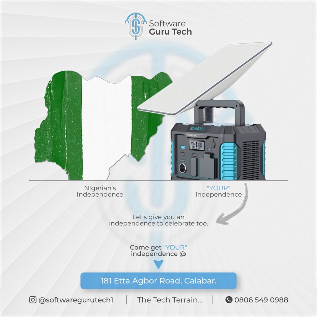 October 2025 Independence post with a solar generator