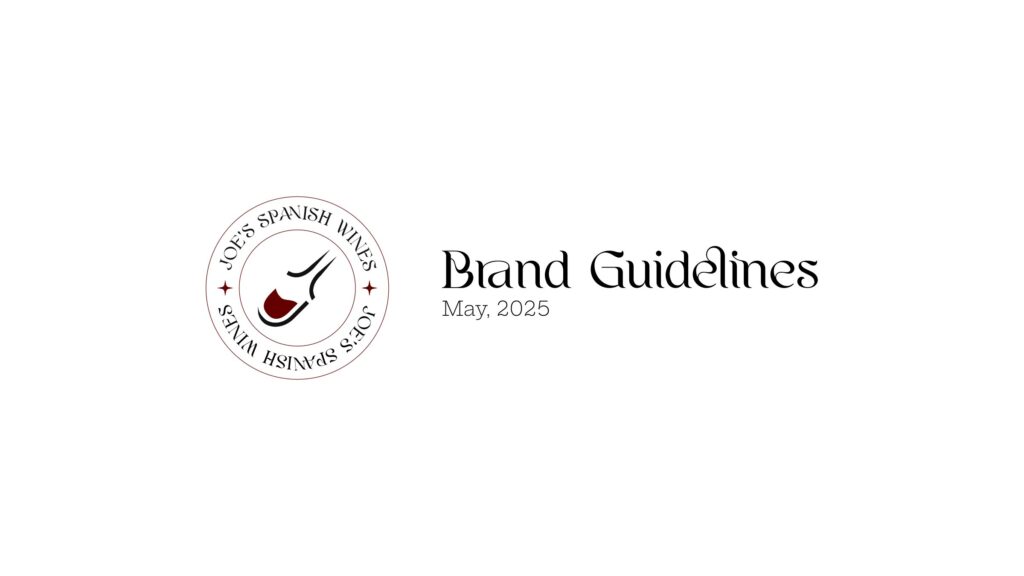 Brand guidelines cover, May 2025