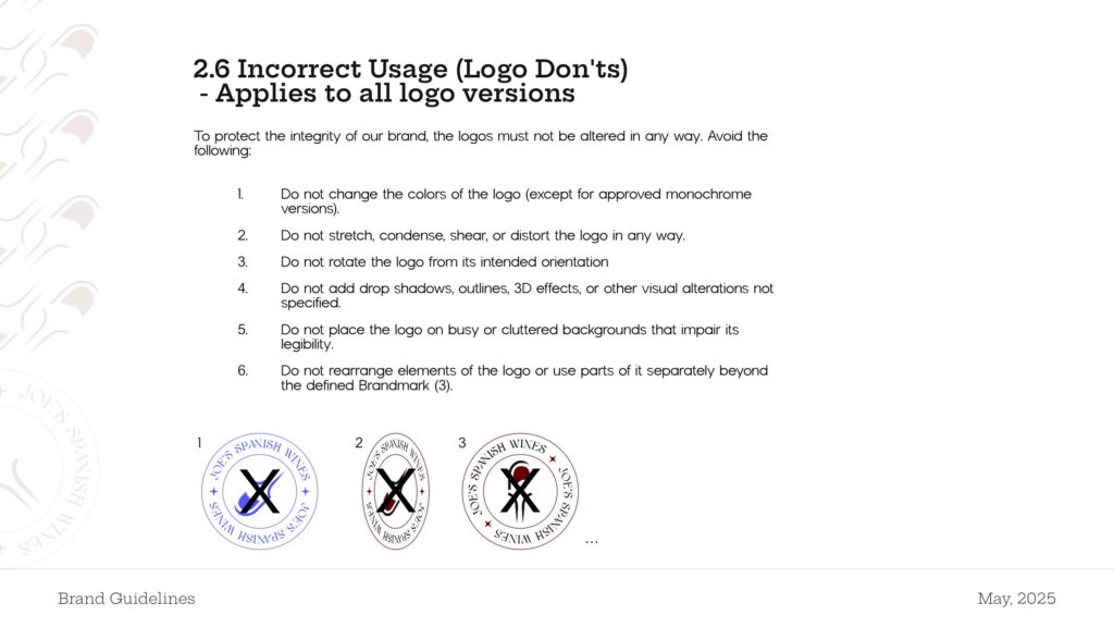 Brand guidelines: what not to do with the logo